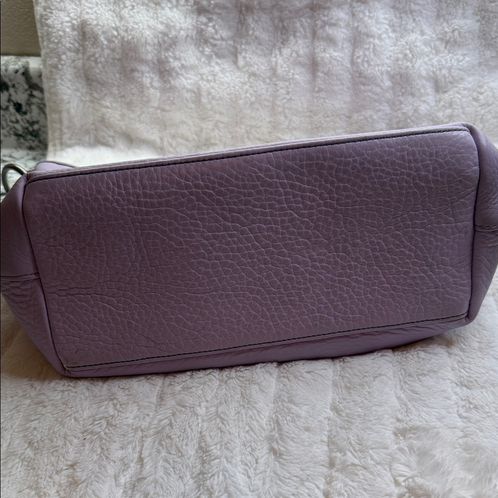 Coach Purple Leather Hobo Bag - Picture 6 of 6